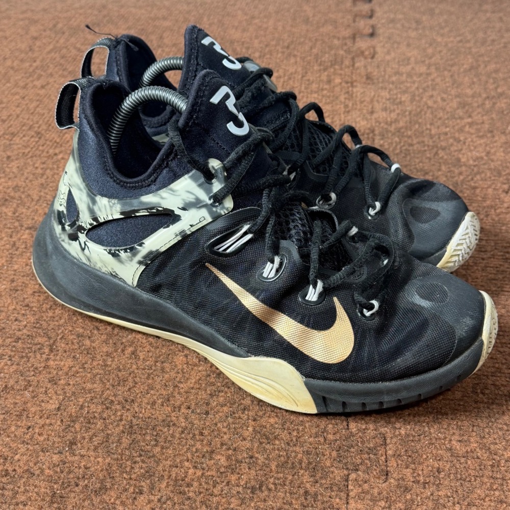 Nike Zoom Hyperrev 2015 Paul George PG Black Gold Basketball Shoes 705370-071 9